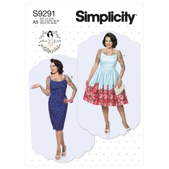 **NEW** Simplicity Size US 14-22 Sewing Pattern S9291 - ""Patterns by Gertie" - Picture 1 of 5